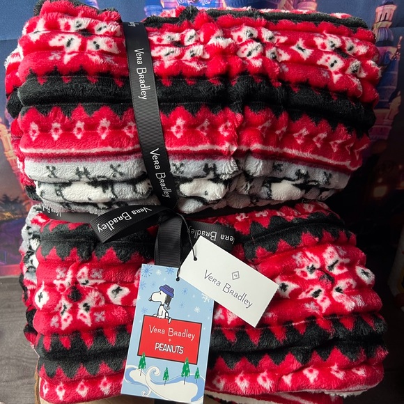 Vera Bradley Holiday Vera Bradley Cozy Life Soft Fleece Blanket